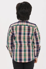 Boy's Shirt (2-7Y) (Green Check)