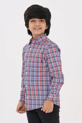 Boy's Shirt (2-7Y) (Red Check)