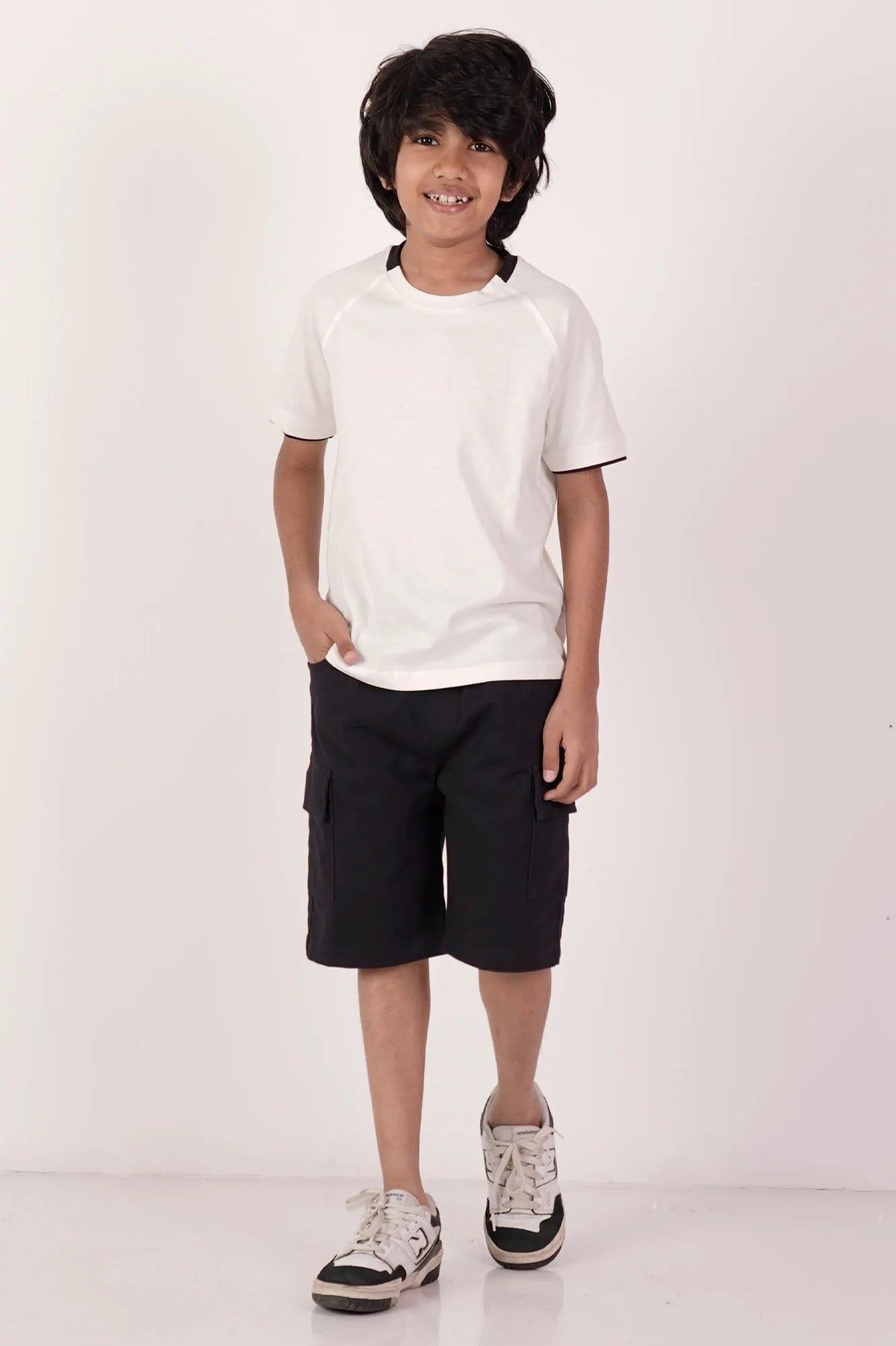 Boy's Shorts (2-7Y) (Navy)