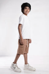 Boy's Shorts (8-13Y) (Camel)