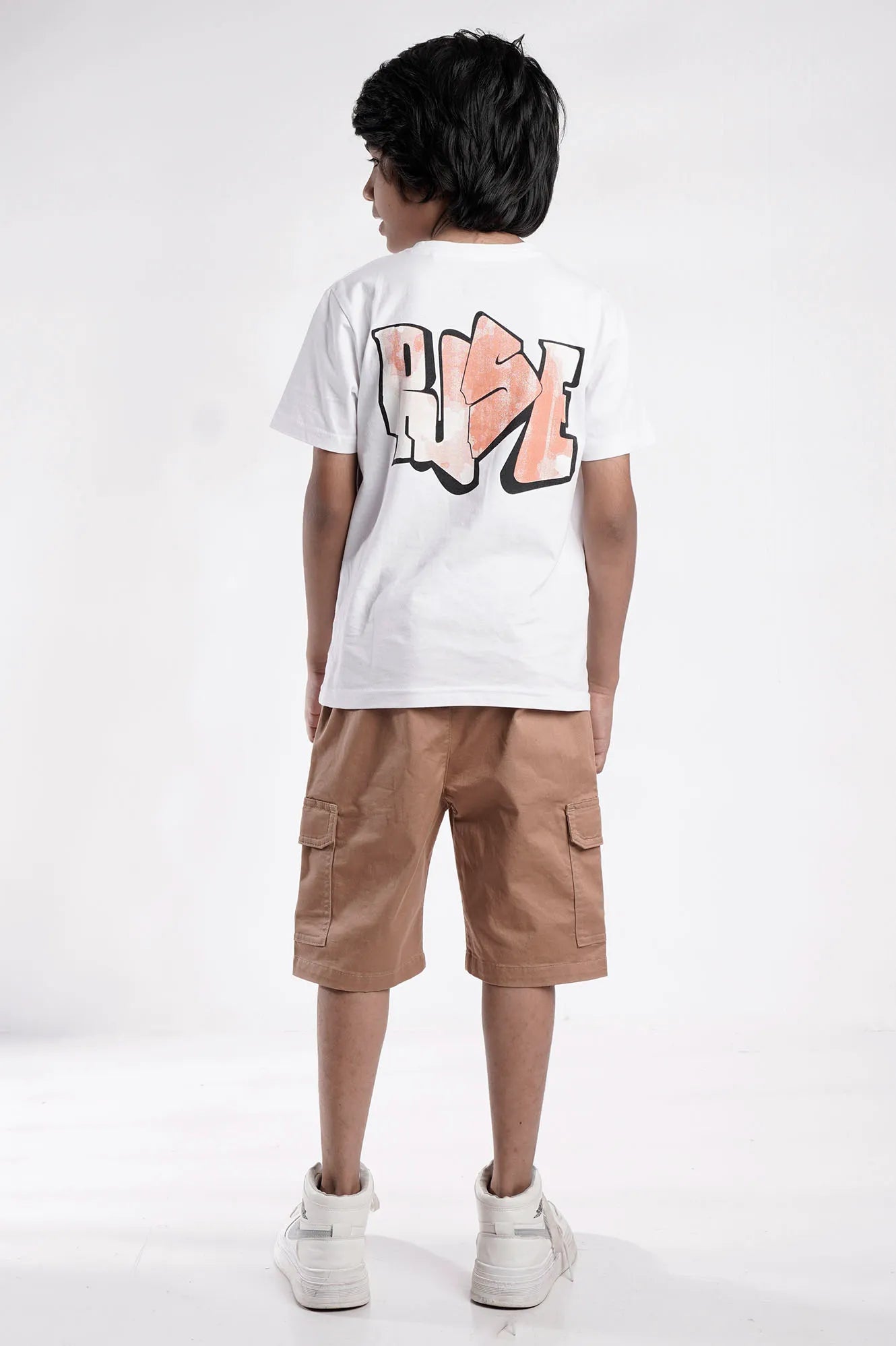 Boy's Shorts (8-13Y) (Camel)