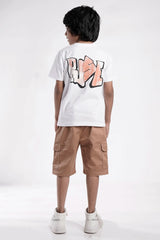 Boy's Shorts (8-13Y) (Camel)