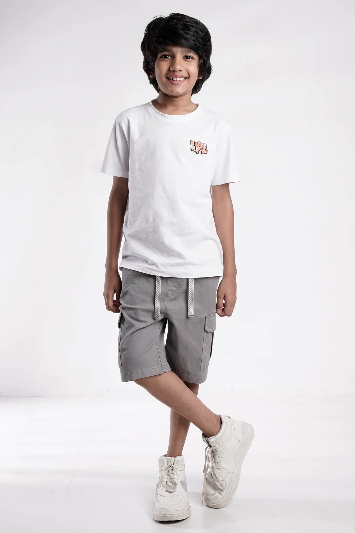 Boy's Shorts (2-7Y) (Grey)