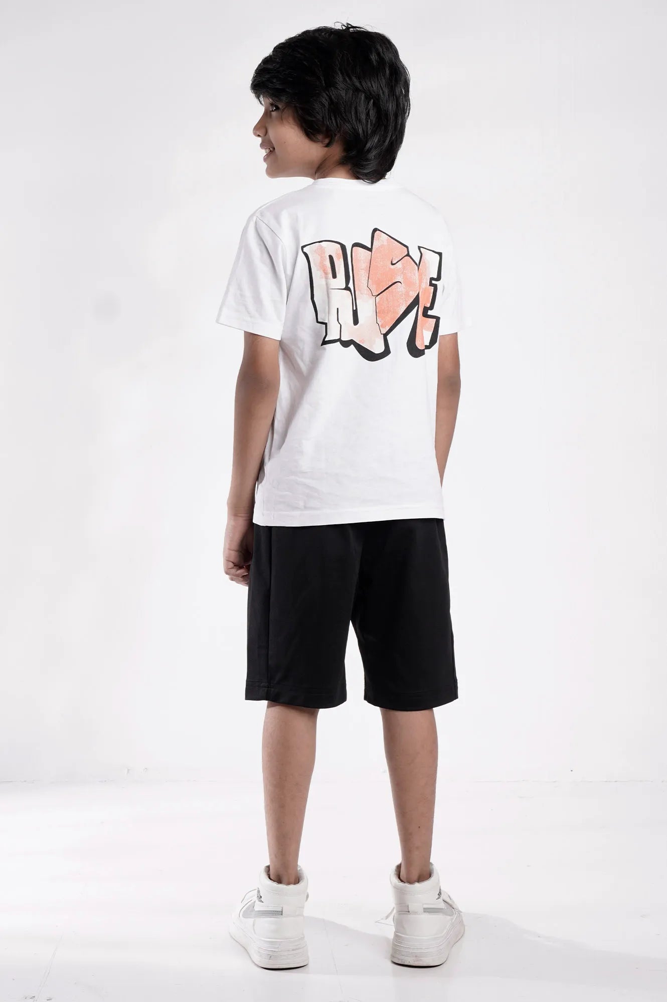 Boy's Shorts (8-13Y) (Black)