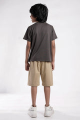 Boy's Shorts (2-7Y) (Khaki)
