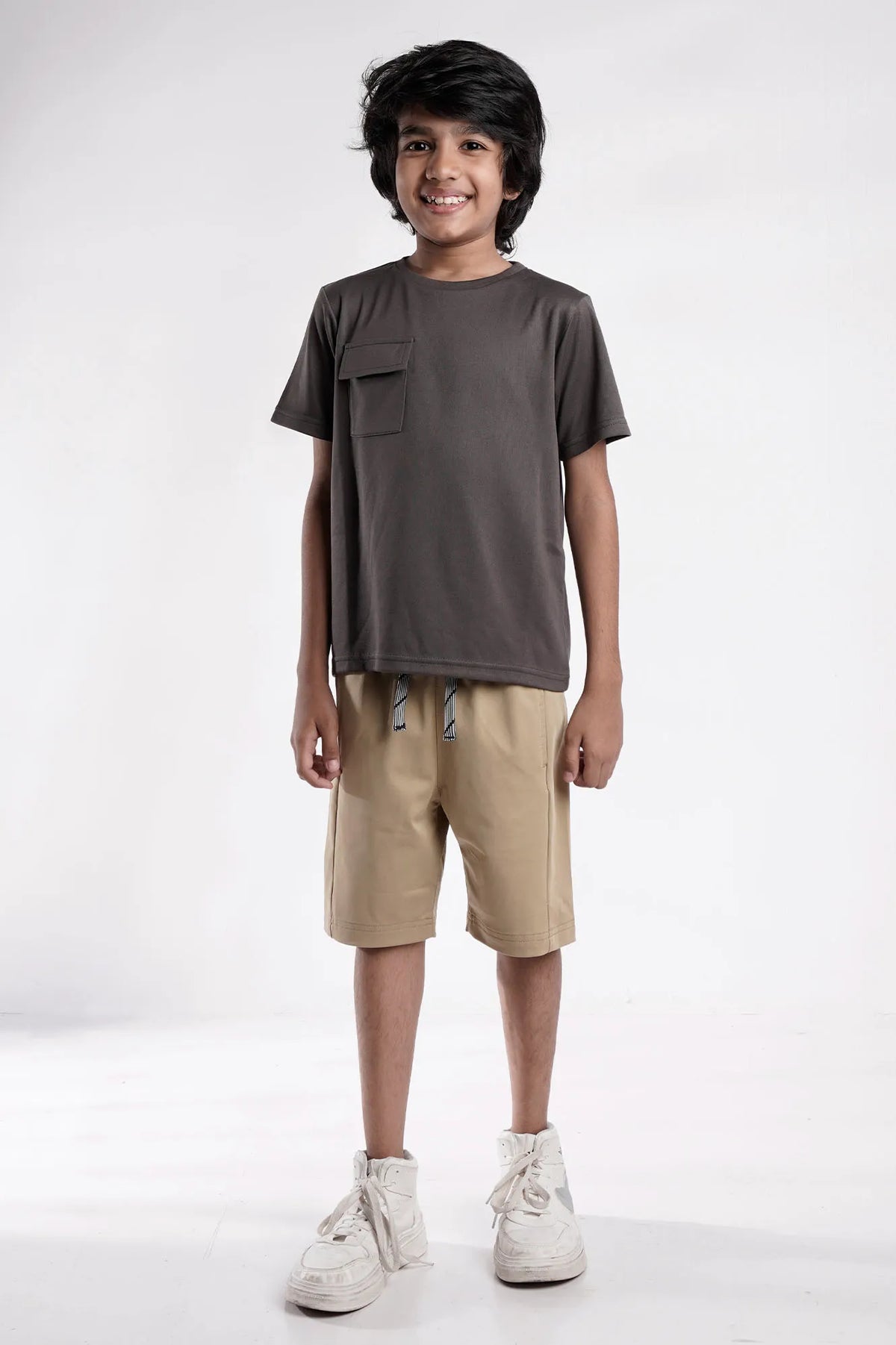 Boy's Shorts (2-7Y) (Khaki)