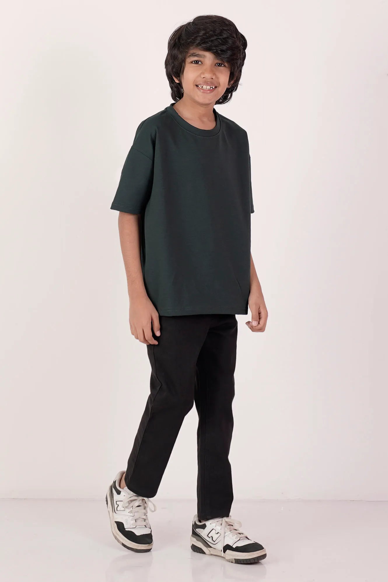 Boy's T-shirt (8-13Y) (Dk. Green)