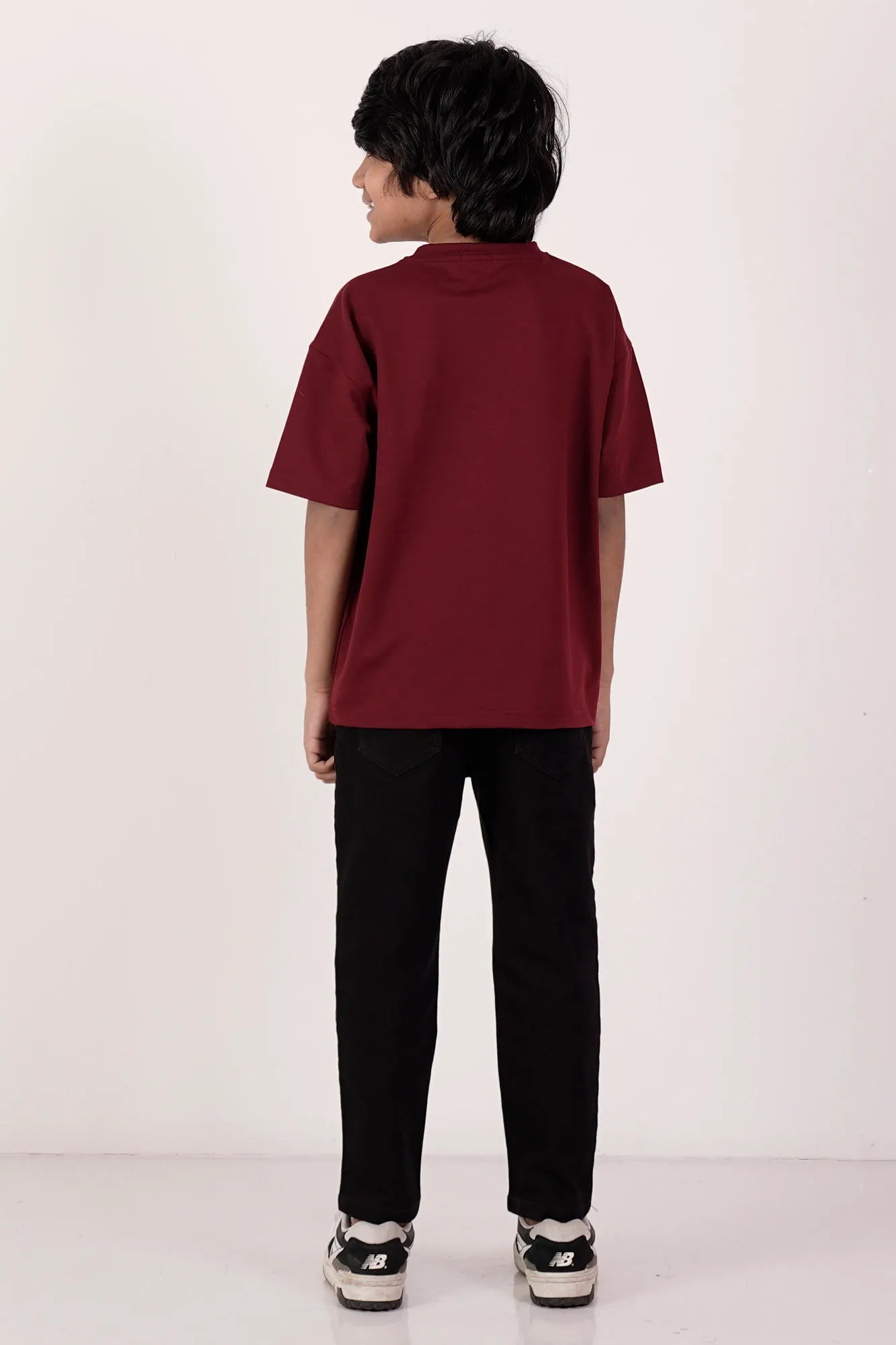 Boy's T-shirt (8-13Y) (Maroon)