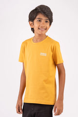 Boy's T-shirt (2-9Y) (Mustard)