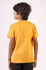 Boy's T-shirt (2-9Y) (Mustard)
