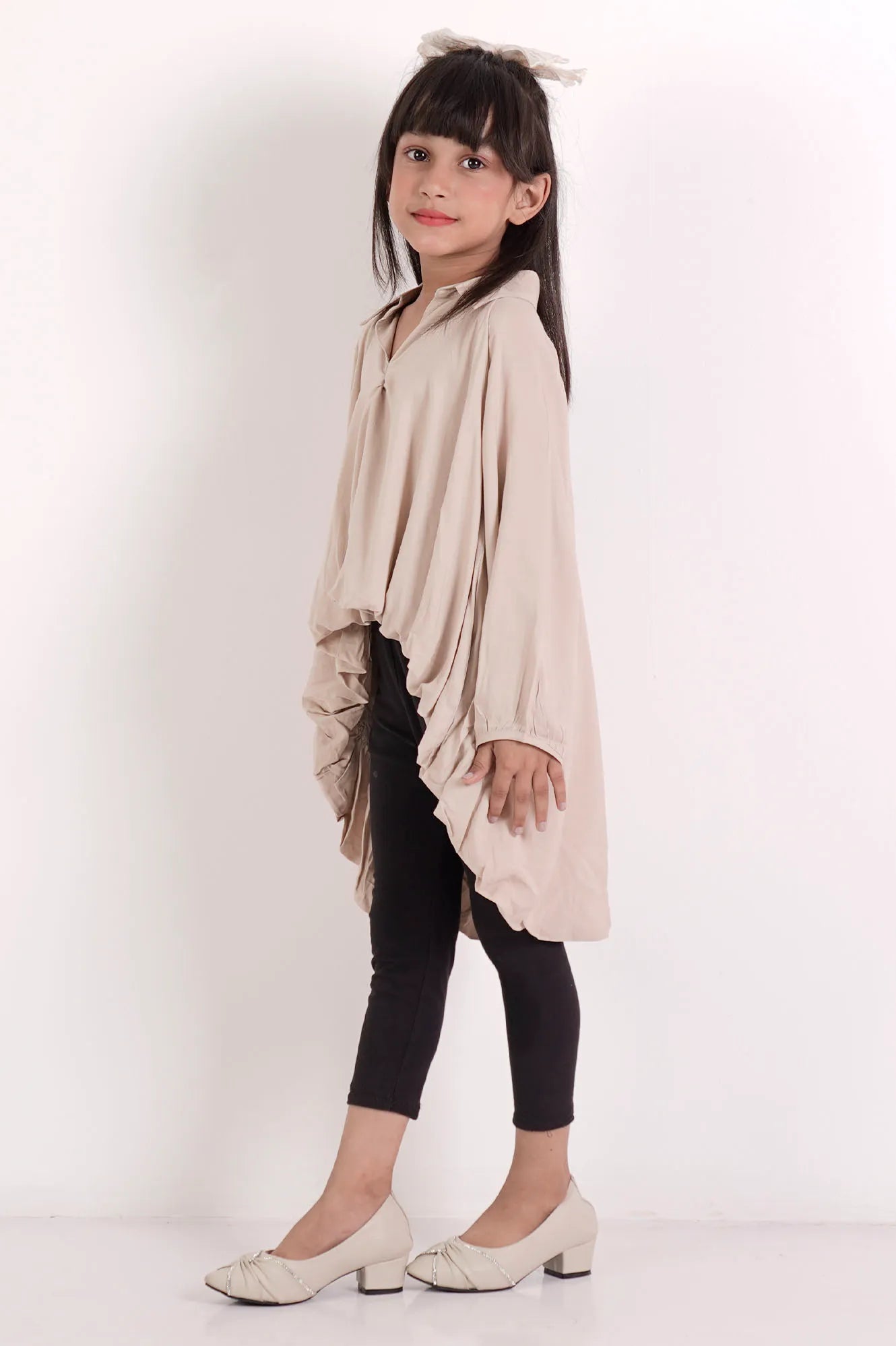 Girl's Casual Tops (2-7Y) (Lt. Grey)