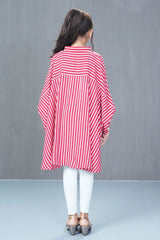 Girl's Casual Tops (8-13Y) (Cherry Stripe)