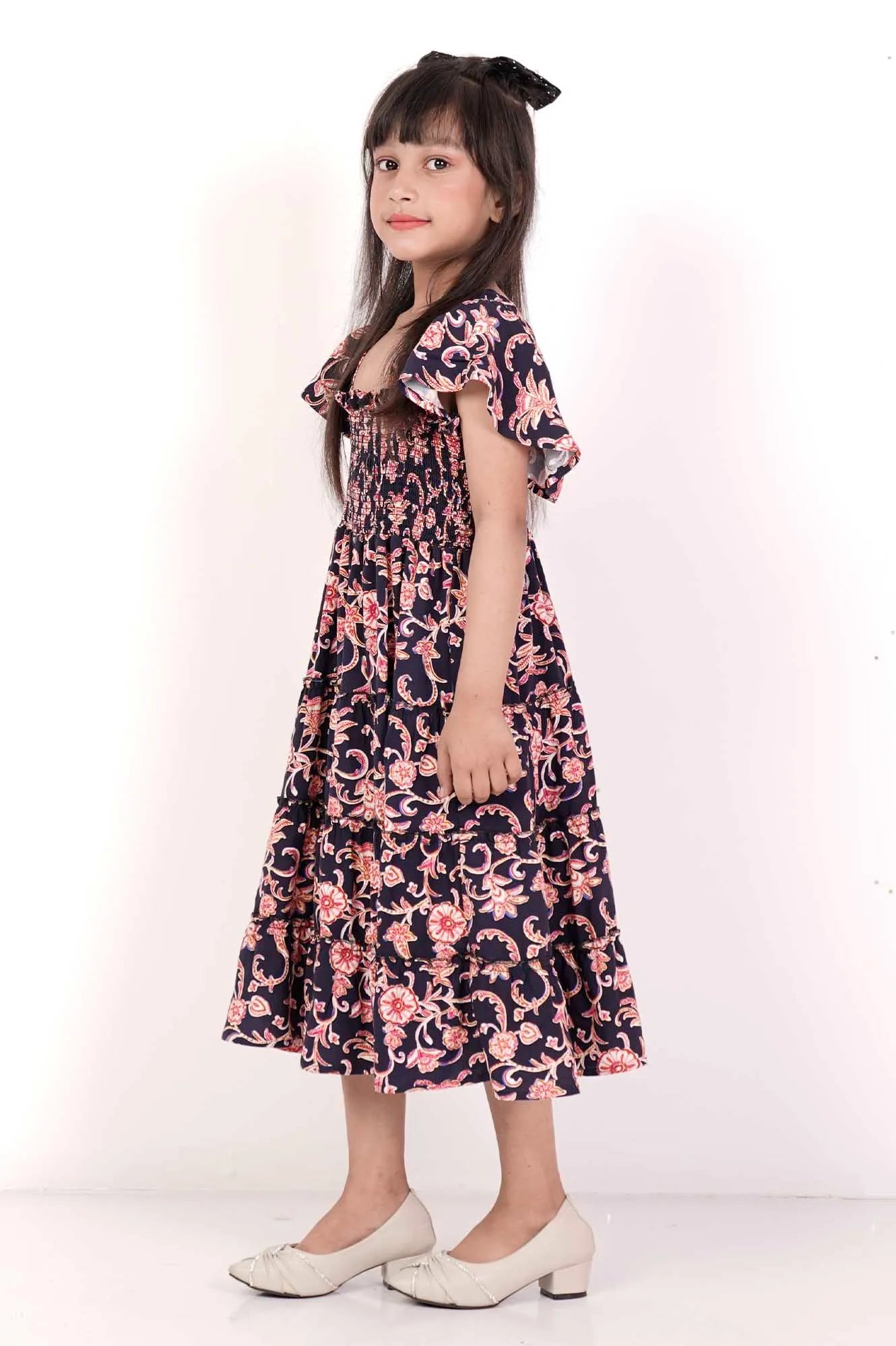 Girl's Dress (8-13Y) (Navy)