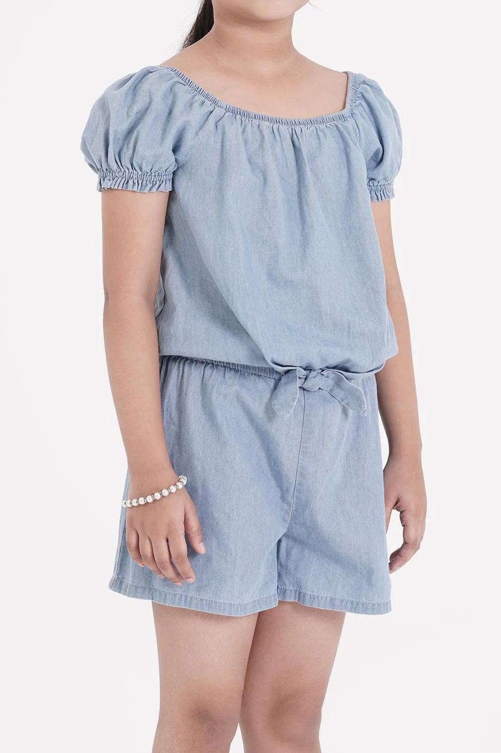 Girl's Dress (2-7Y) (Light Wash)