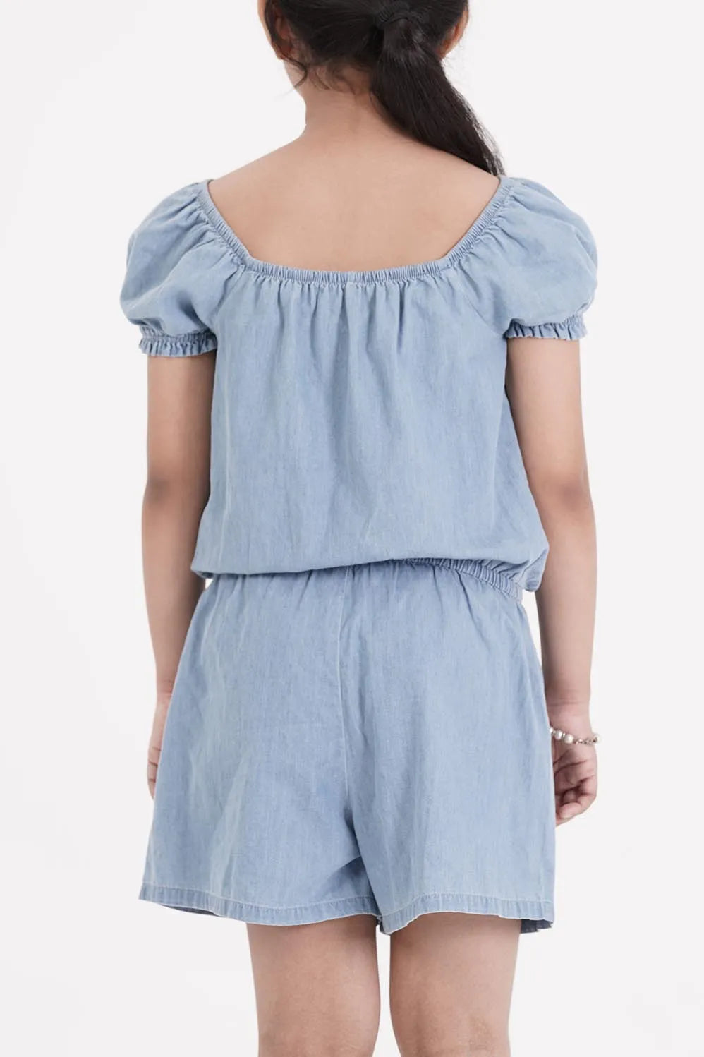 Girl's Dress (2-7Y) (Light Wash)