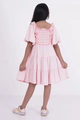Girl's Dress (8-13Y) (Peach)