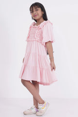 Girl's Dress (8-13Y) (Peach)