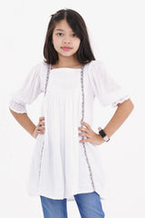 Girl's Dress (2-7Y) (White)