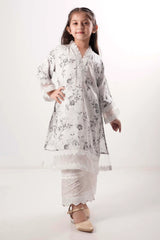 Girl's Ethnic Tops (2-7Y) (Grey Printed)