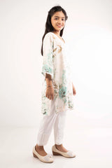 Girl's Ethnic Tops (8-13Y) (Green Printed)