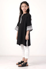 Girl's Ethnic Tops (2-7Y) (Black)