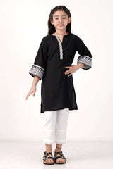 Girl's Ethnic Tops (2-7Y) (Black)