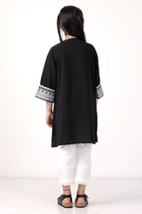 Girl's Ethnic Tops (2-7Y) (Black)