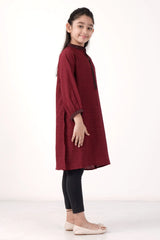 Girl's Ethnic Tops (2-7Y) (Maroon)