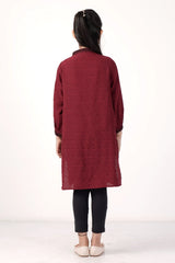 Girl's Ethnic Tops (2-7Y) (Maroon)