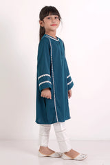 Girl's Ethnic Tops (8-13Y) (Peacock Blue)