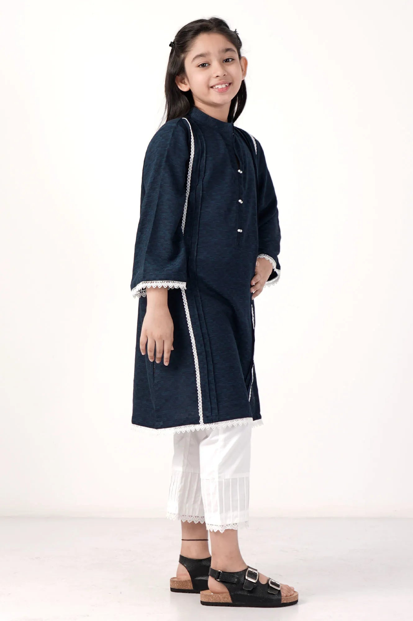 Girl's Ethnic Tops (8-13Y) (Persian Blue)