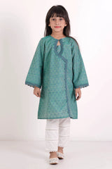 Girl's Ethnic Tops (8-13Y) (Green)