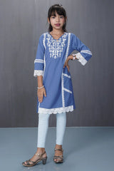 Girl's Ethnic Tops (8-13Y) (Navy)