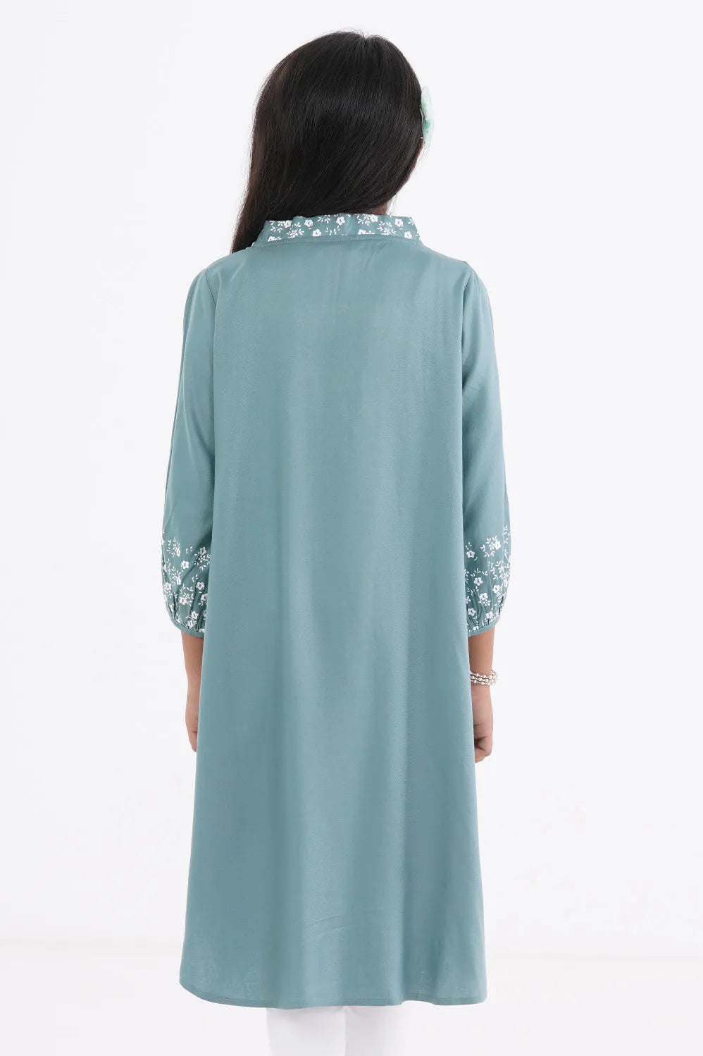 Girl's Ethnic Tops (8-13Y) (Sage)