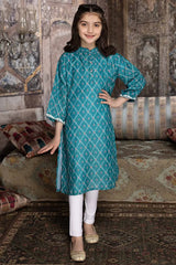 Girl's Ethnic Tops (8-13Y) (Teal)