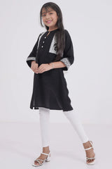 Girl's Ethnic Tops (2-7Y) (Black)
