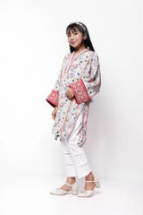 Girl's Ethnic Tops (8-13Y) (Grey)