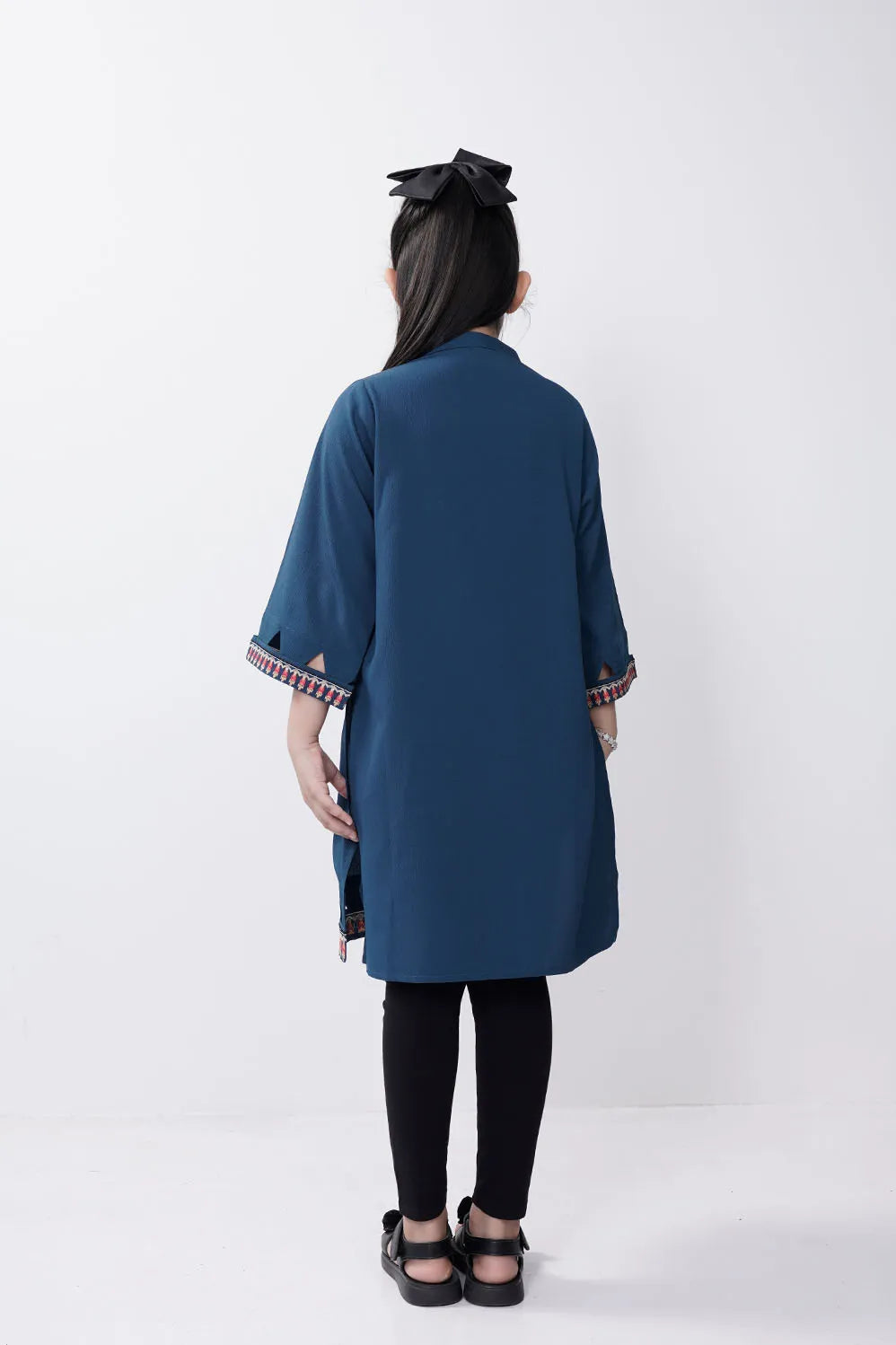 Girl's Ethnic Tops (2-7Y) (Teal)