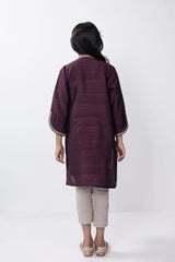Girl's Ethnic Tops (2-7Y) (Burgundy)