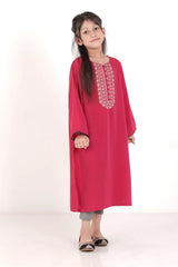 Girl's Ethnic Tops (8-13Y) (Pink)