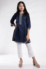 Girl's Ethnic Tops (8-13Y) (Navy)