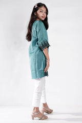 Girl's Ethnic Tops (8-13Y) (Pine Green)