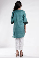 Girl's Ethnic Tops (8-13Y) (Pine Green)