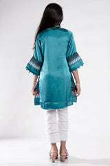 Girl's Ethnic Tops (8-13Y) (Teal Blue)