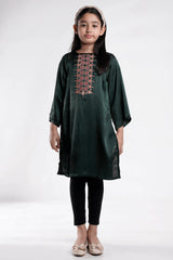 Girl's Ethnic Tops (2-7Y) (Bottle Green)