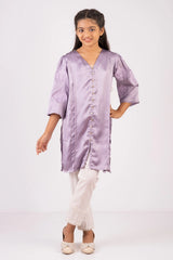 Girl's Ethnic Tops (2-7Y) (Purple)