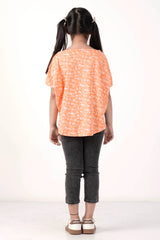 Girl's T-shirt (8-13Y) (Orange)