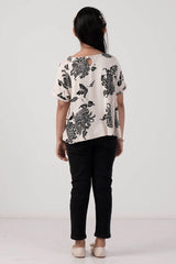 Girl's T-shirt (8-13Y) (Off White)