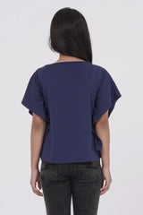 Girl's T-shirt (8-13Y) (Navy)