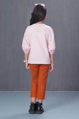 Girl's T-shirt (8-13Y) (Lt. Pink)